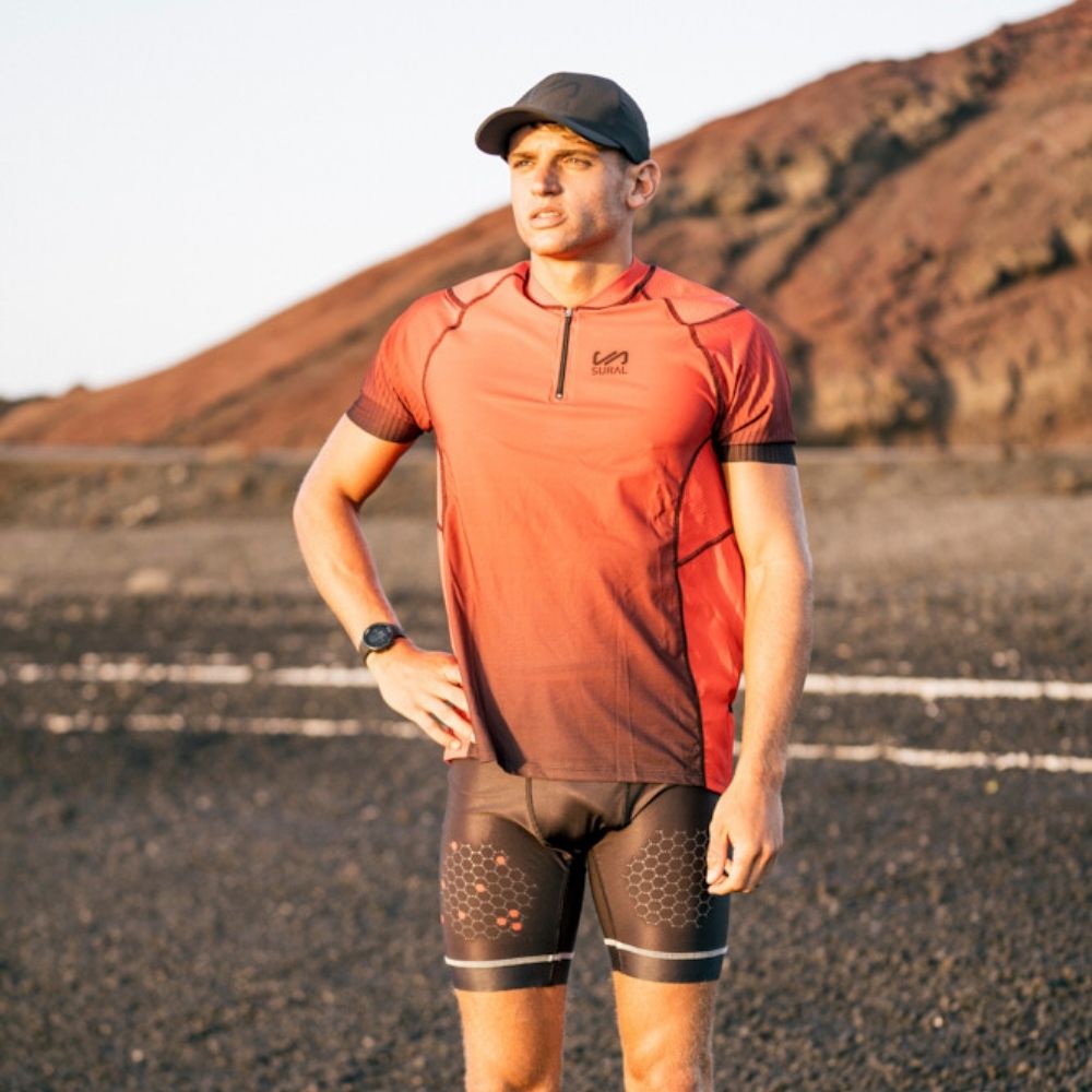 Short Sleeve Shirt Trail Running ZIPPER
