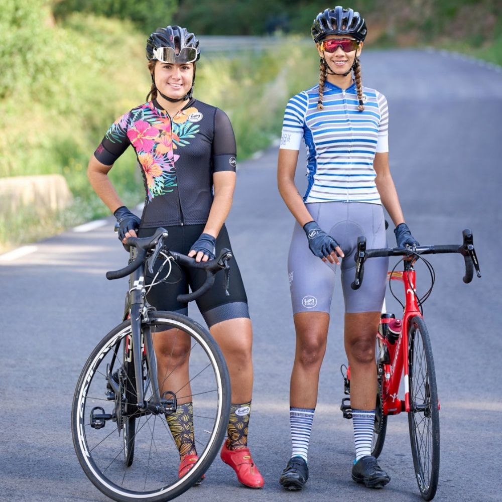 Calza Tecnica Alta Sublimata FLOWERS SERIES