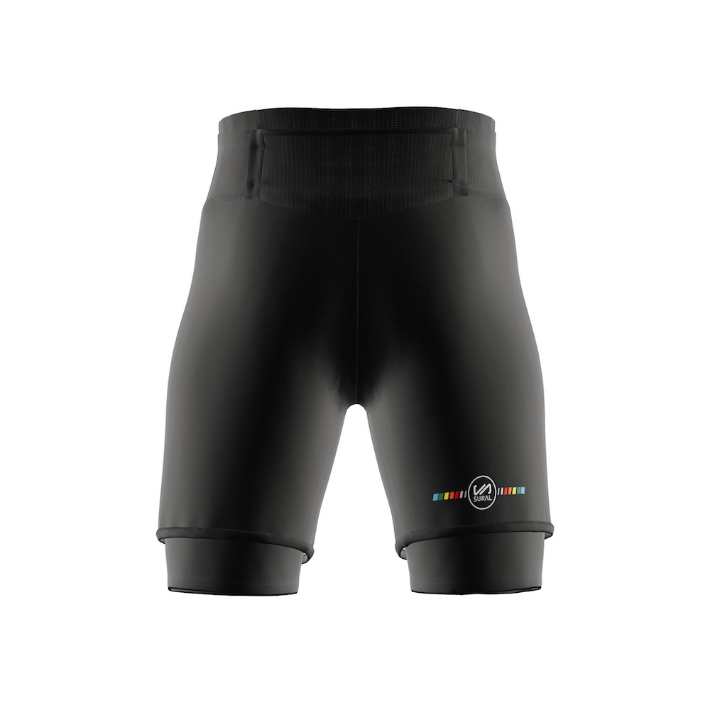 Short Ultradistancia Malla Corta Interior 6 bolsillos - OLIMPO CARBONO