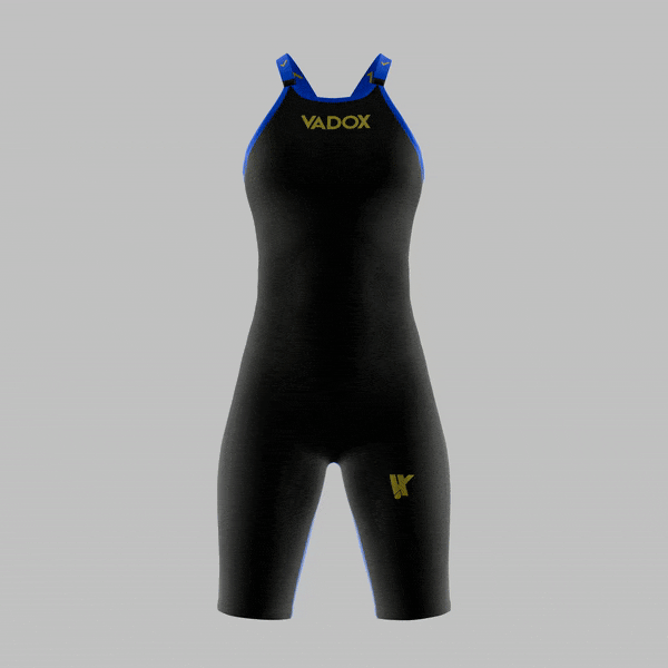 Vadox Bañador Competición Mujer F14 Closed Back Black-Royal