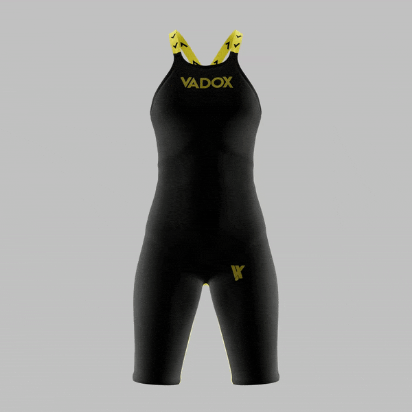 VadoxCostume Gara Donna F14 Open Back Black / Yellow