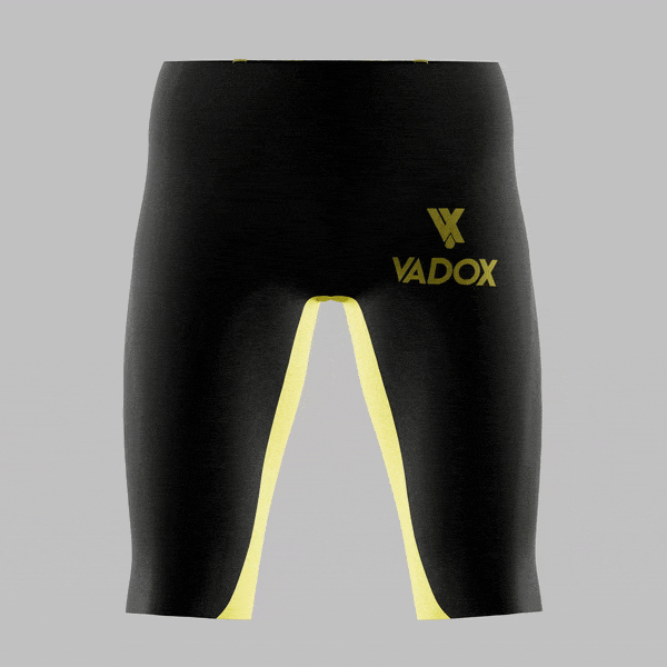 Vadox Bañador Competición Hombre Jammer Alto Black-Yellow