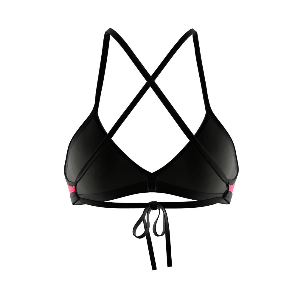 Vadox Swimming Bikini Top TRIANGLES RED PEPPER