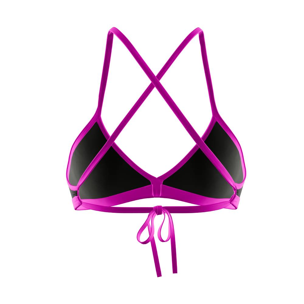 Vadox Swimming Bikini Top TRIANGLES BLACK