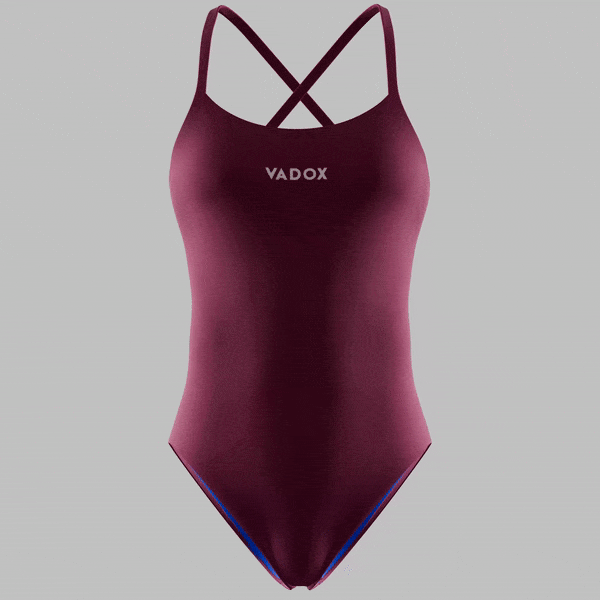 Vadox Women's Training Swimsuit FUNKY CABERNET