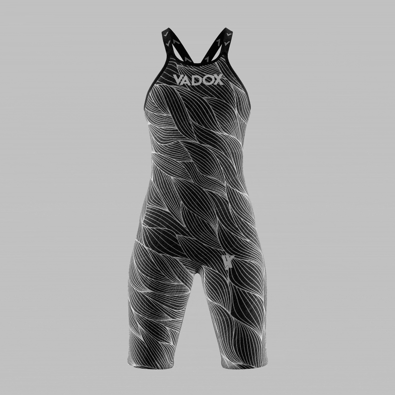 Vadox Bañador Competición Mujer F14 Open Back Print Black