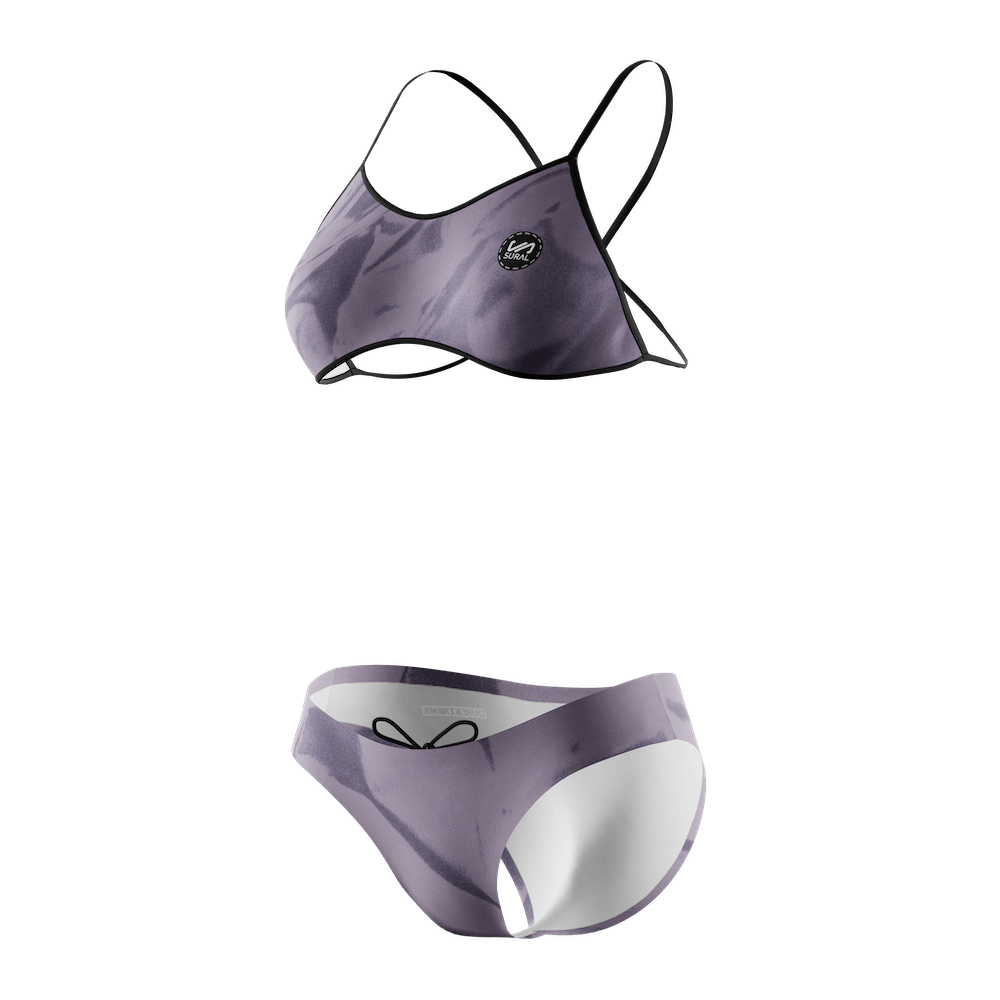 Women's Narrow Strap Bikini MAUVE DYE