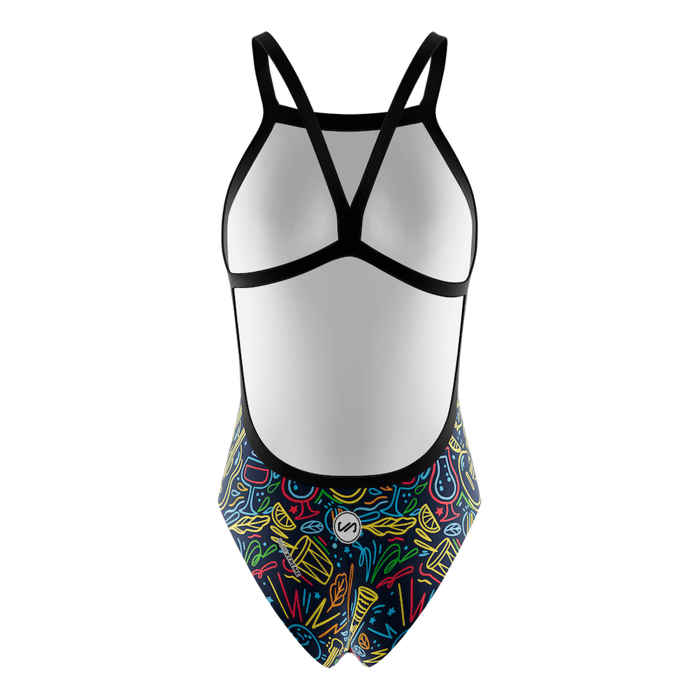 Bañador de Mujer Tirante Estrecho MUSIC COLOURS