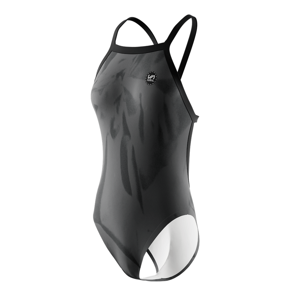 Bañador de Mujer Tirante Estrecho BLACK DYE