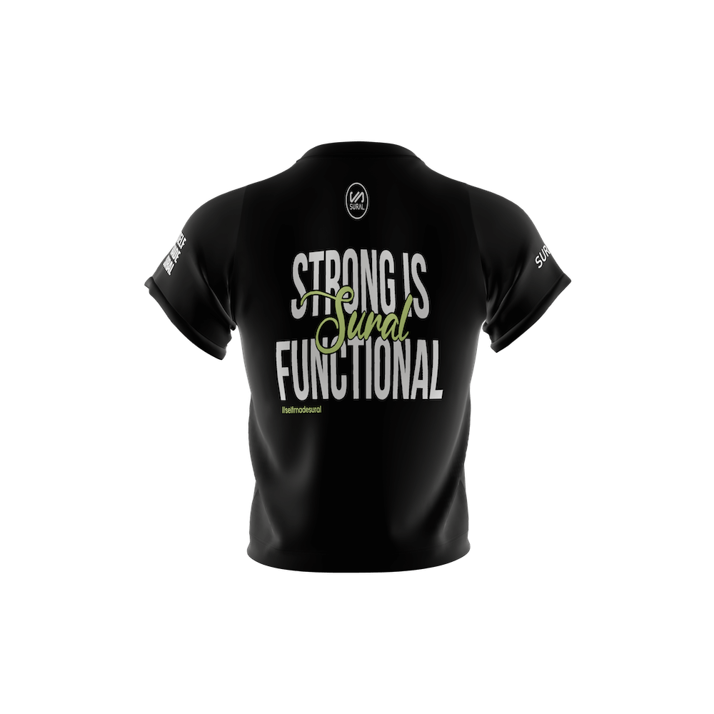 Woman Crop Top Short Sleeves XFIT CROP STRONG IS FUNCTIONAL