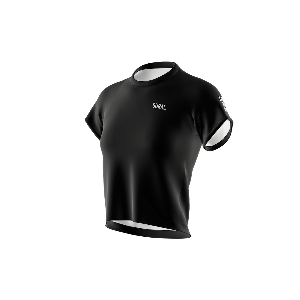 Woman Crop Top Short Sleeves XFIT CROP STRONG IS FUNCTIONAL