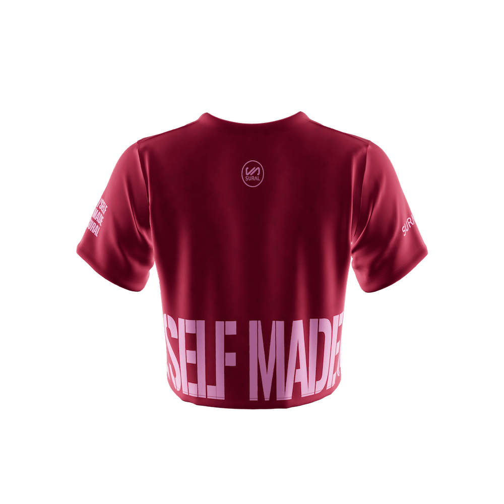 Woman Crop Top Short Sleeves XFIT CROP LOGO SELF MADE