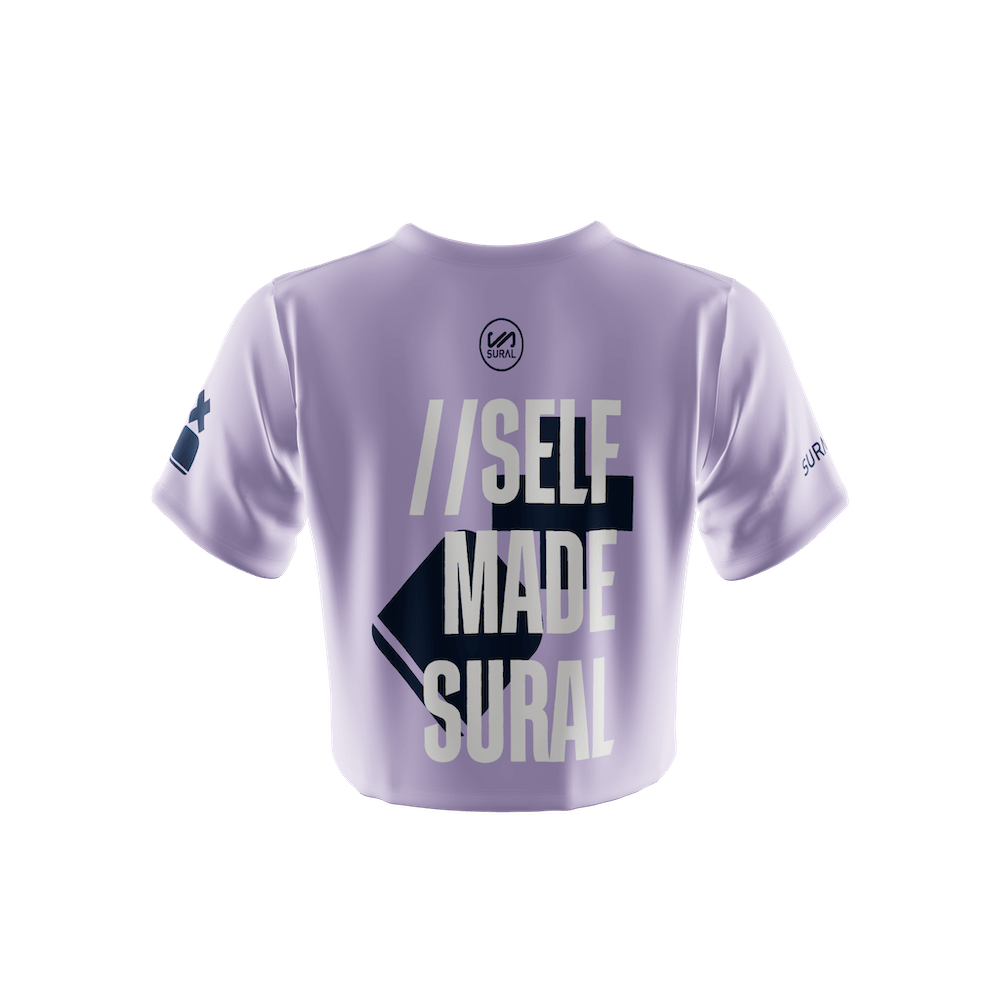 Woman Crop Top Short Sleeves XFIT CROP SELF MADE SURAL