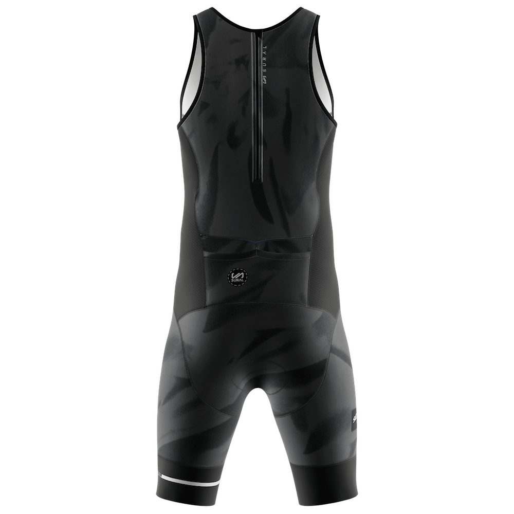 Trisuit Sleeveless Triathlon and zipper on the back TAURUS