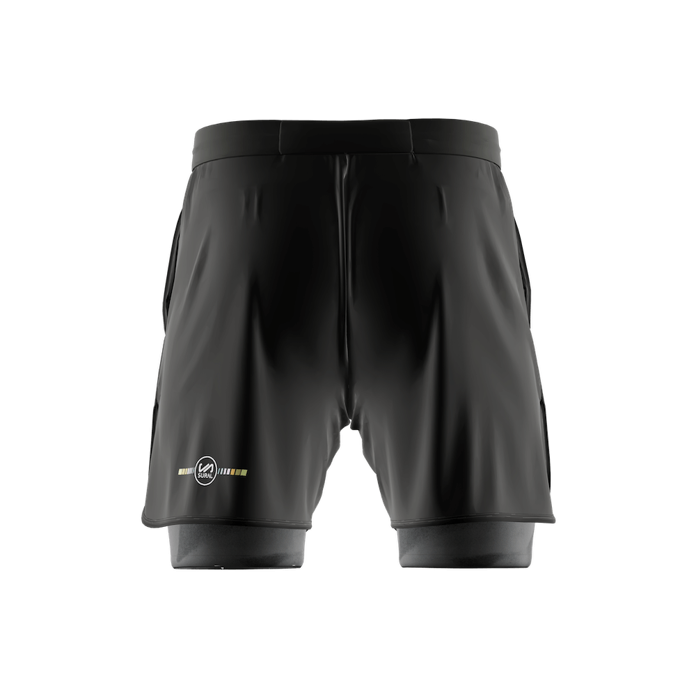 Man Shorts 9" +INNER TIGHT+ 3 Pockets functional DRIVE