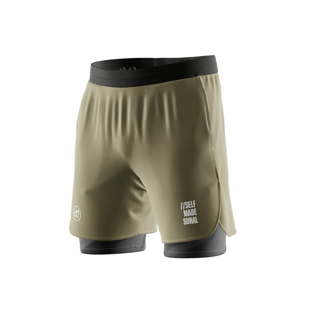 Pantalón Corto Hombre 9" + Malla + 3 Bolsillos functional DRIVE