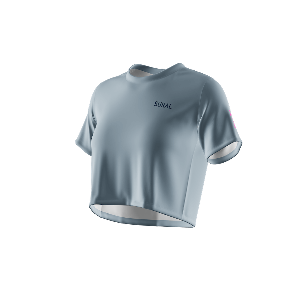 Camiseta Crop Top Manga corta Mujer XFIT CROP STRONG IS FUNCTIONAL