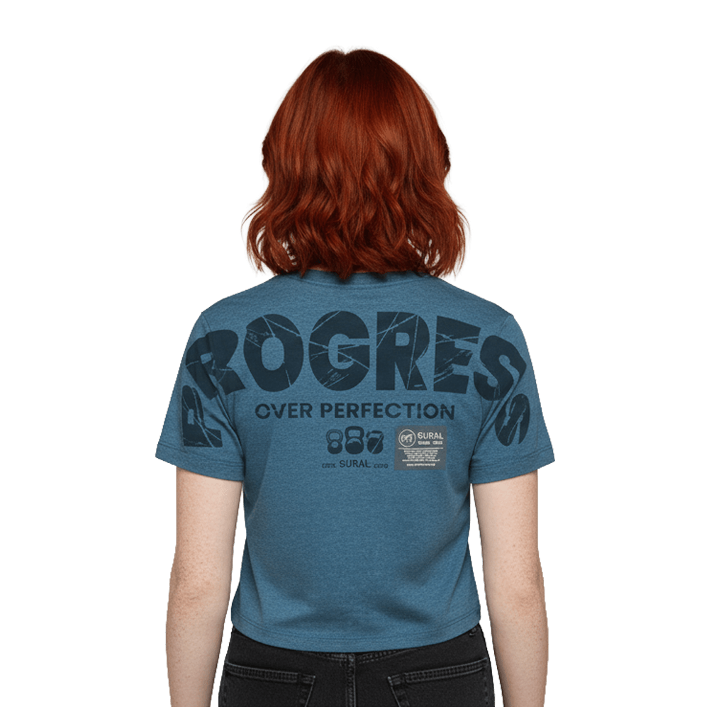 Camiseta Cotton Crop Top Mujer - LOOP