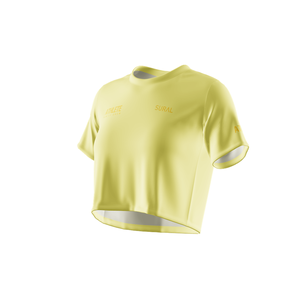 Woman Crop Top Short Sleeves XFIT CROP SURAL - ATHLETE