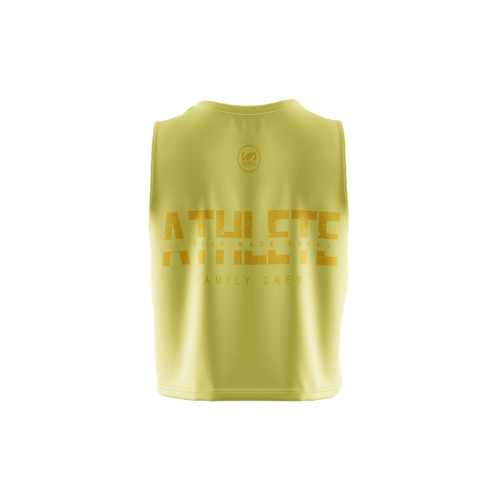 Camiseta Crop Top Sin Mangas Mujer XFIT TOP SURAL - ATHLETE