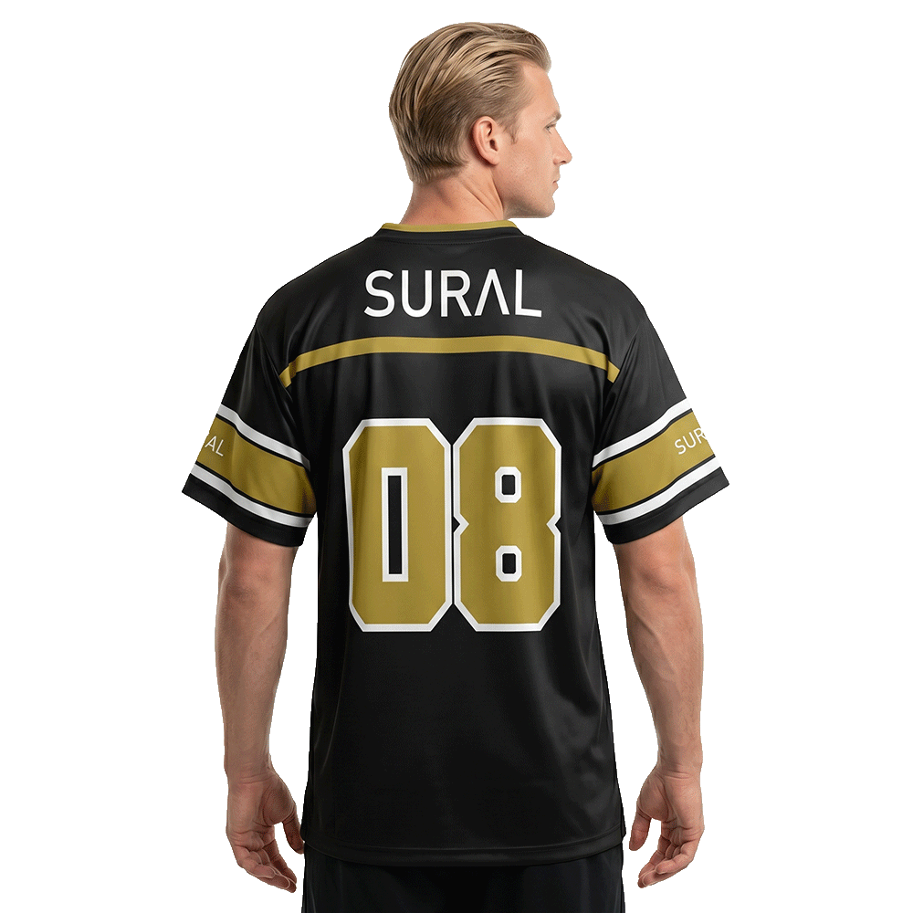 Men’s Oversized Technical American Football Tee – ENDZONE