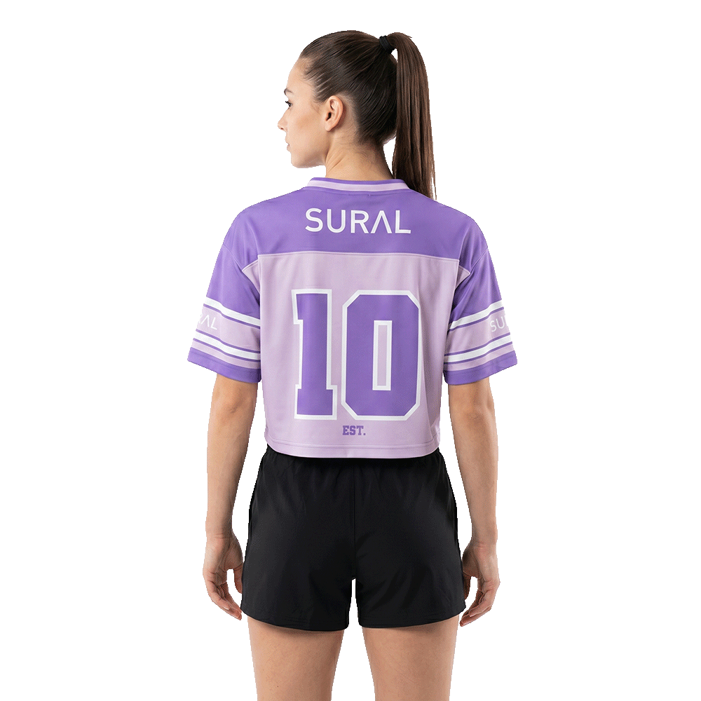 Oversized Technical Crop Top for American Football - ENDZONE