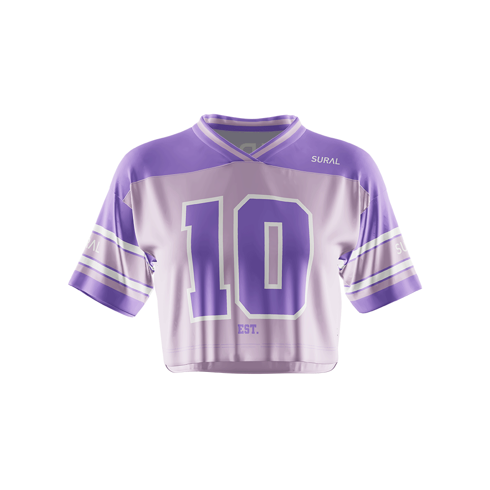 Oversized Technical Crop Top for American Football - ENDZONE