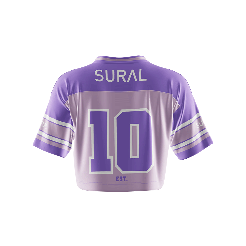 Oversized Technical Crop Top for American Football - ENDZONE
