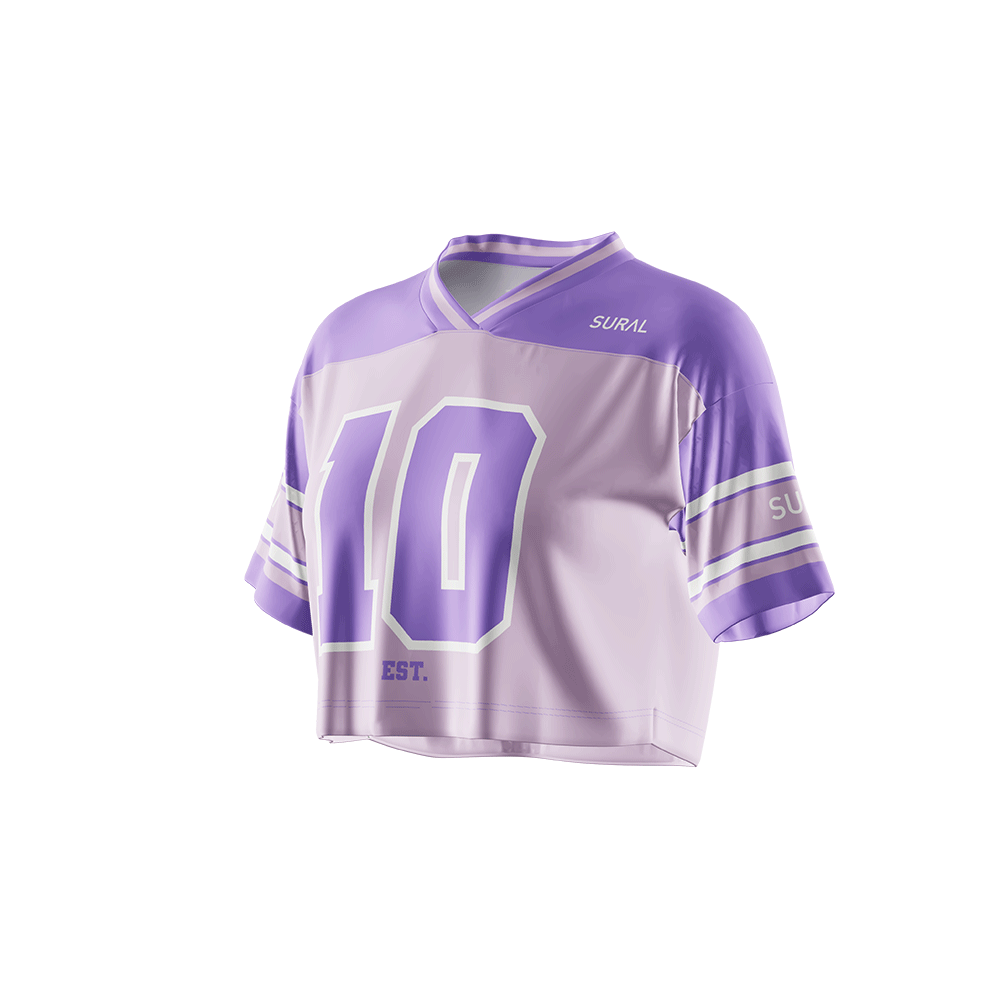Oversized Technical Crop Top for American Football - ENDZONE