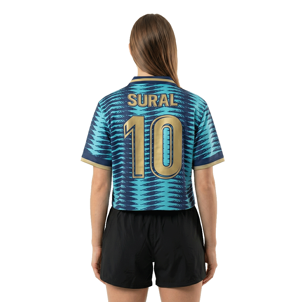 Women's Oversized Technical Football Polo Shirt - GOAL