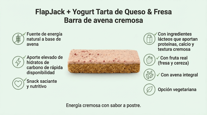 Naturtech Flap Jack Cobertura Yogurt 100 gr