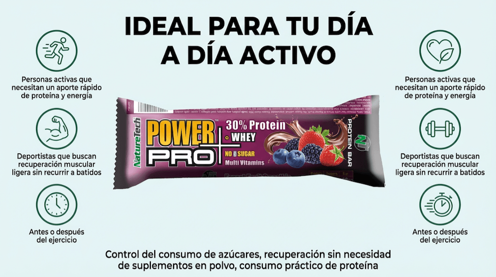 NatureTech Barra Proteína PowerPRO+VITAMINAS 80 Gr