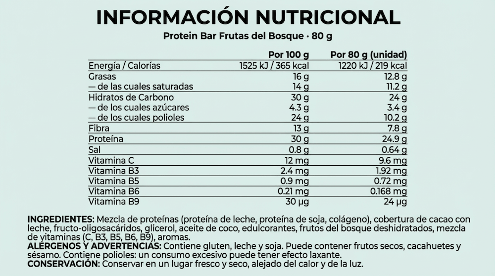NatureTech Barra Proteína PowerPRO+VITAMINAS 80 Gr