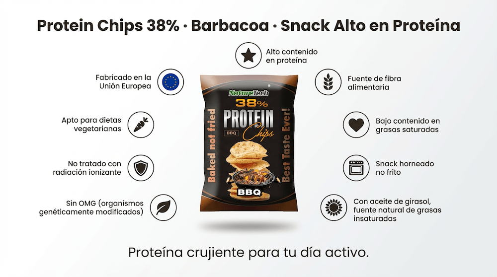 NatureTech Chips Proteína 50 Gr