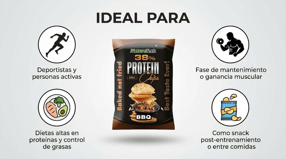 NatureTech Chips Proteína 50 Gr