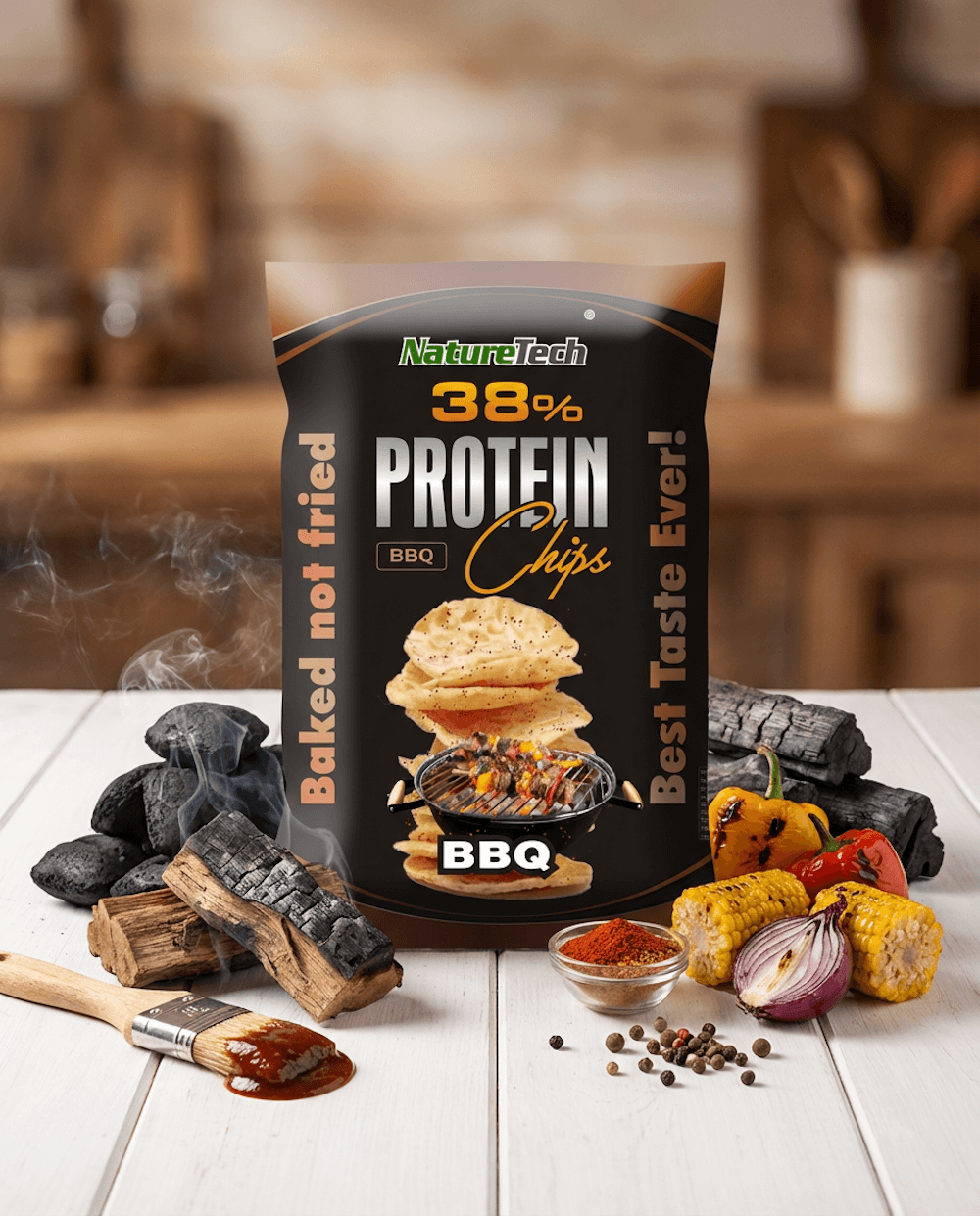 NatureTech Chips Proteína 50 Gr