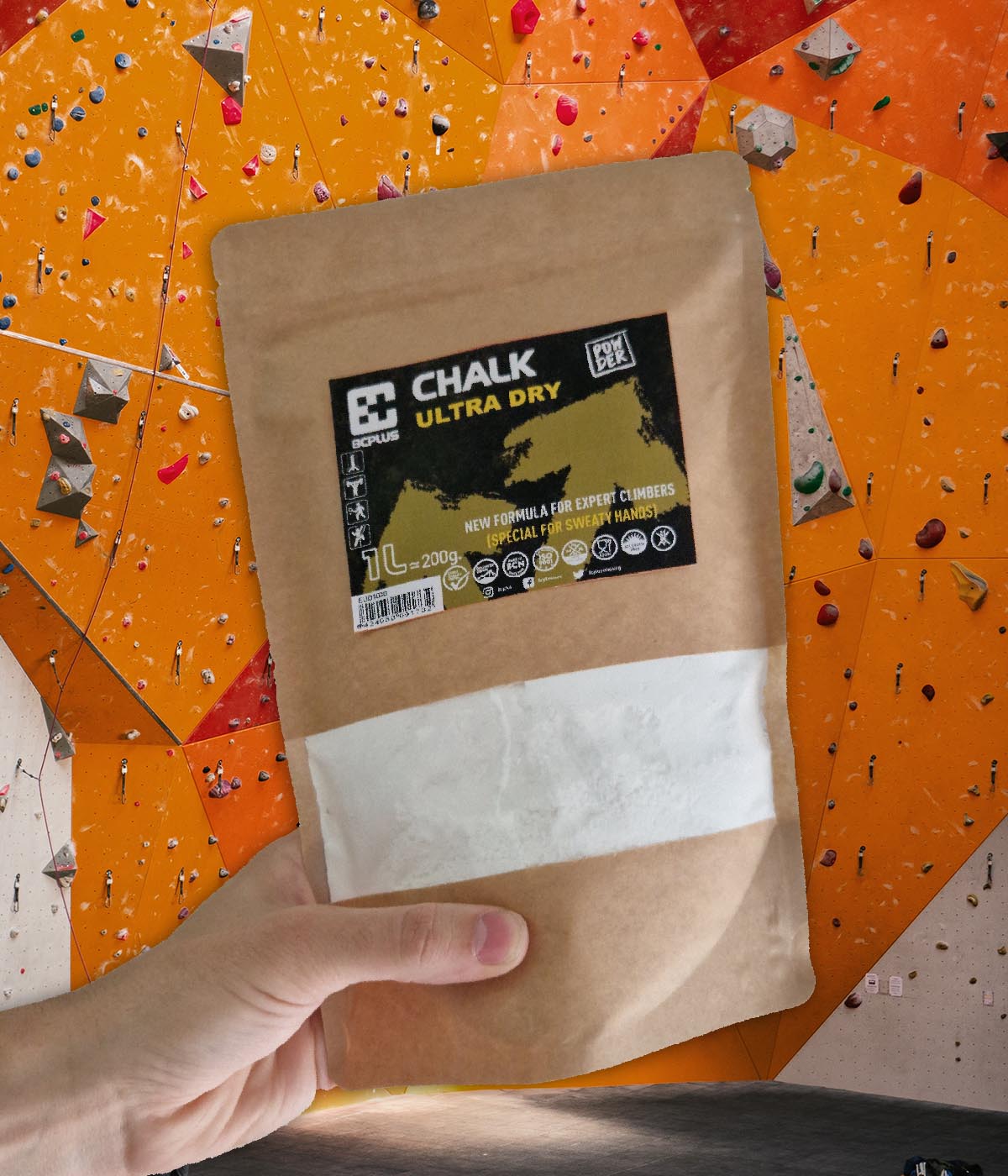 Magnesio en Polvo Ultra Seco 8CPLUS 1 L (200 g)