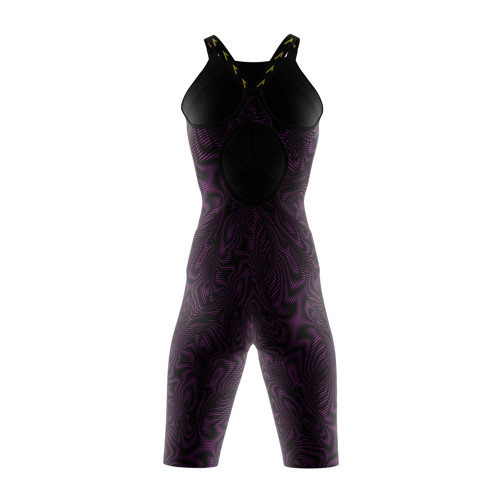 Vadox Women's Competition Swimsuit Spartan Open Back Limited Print Viola