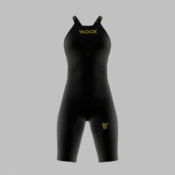 Vadox Women's Competition Swimsuit F14 Closed Back Black