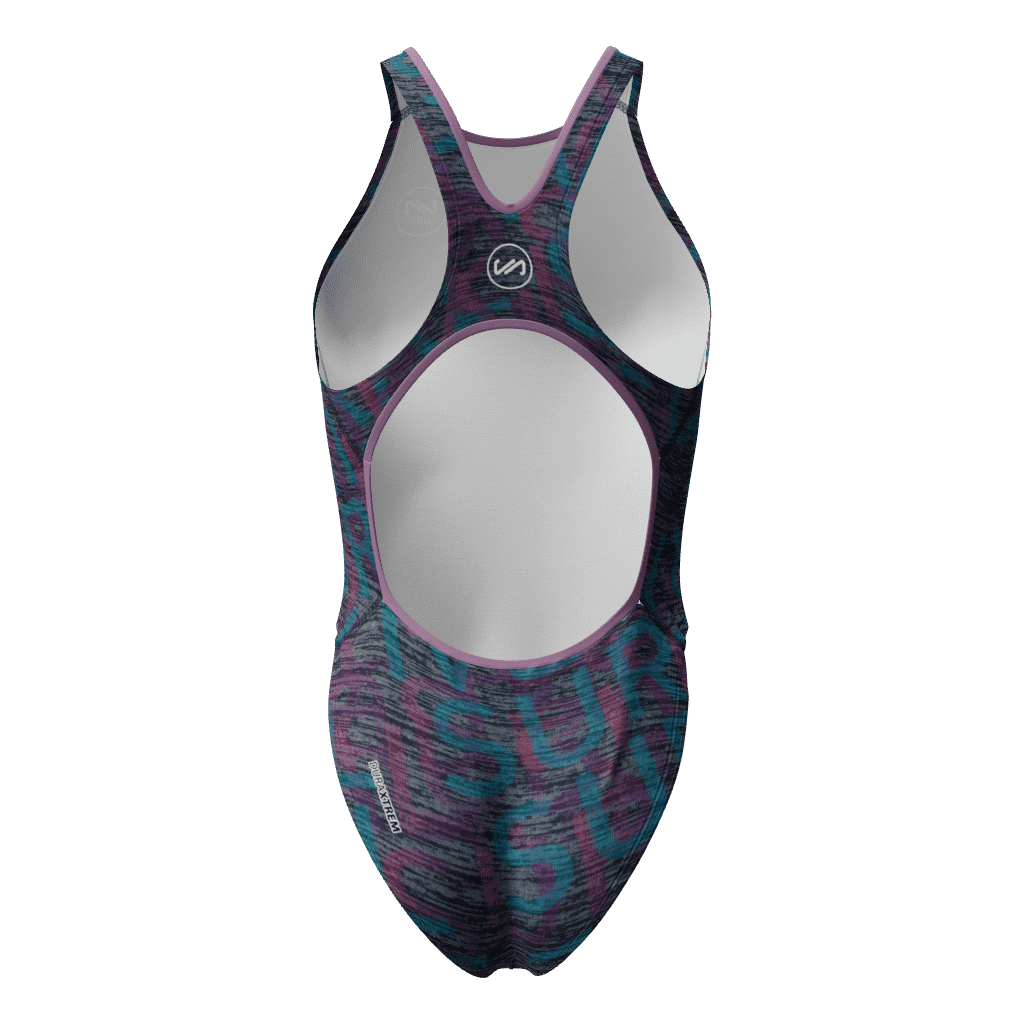 Women's swimwear with wide strap Vigore Words