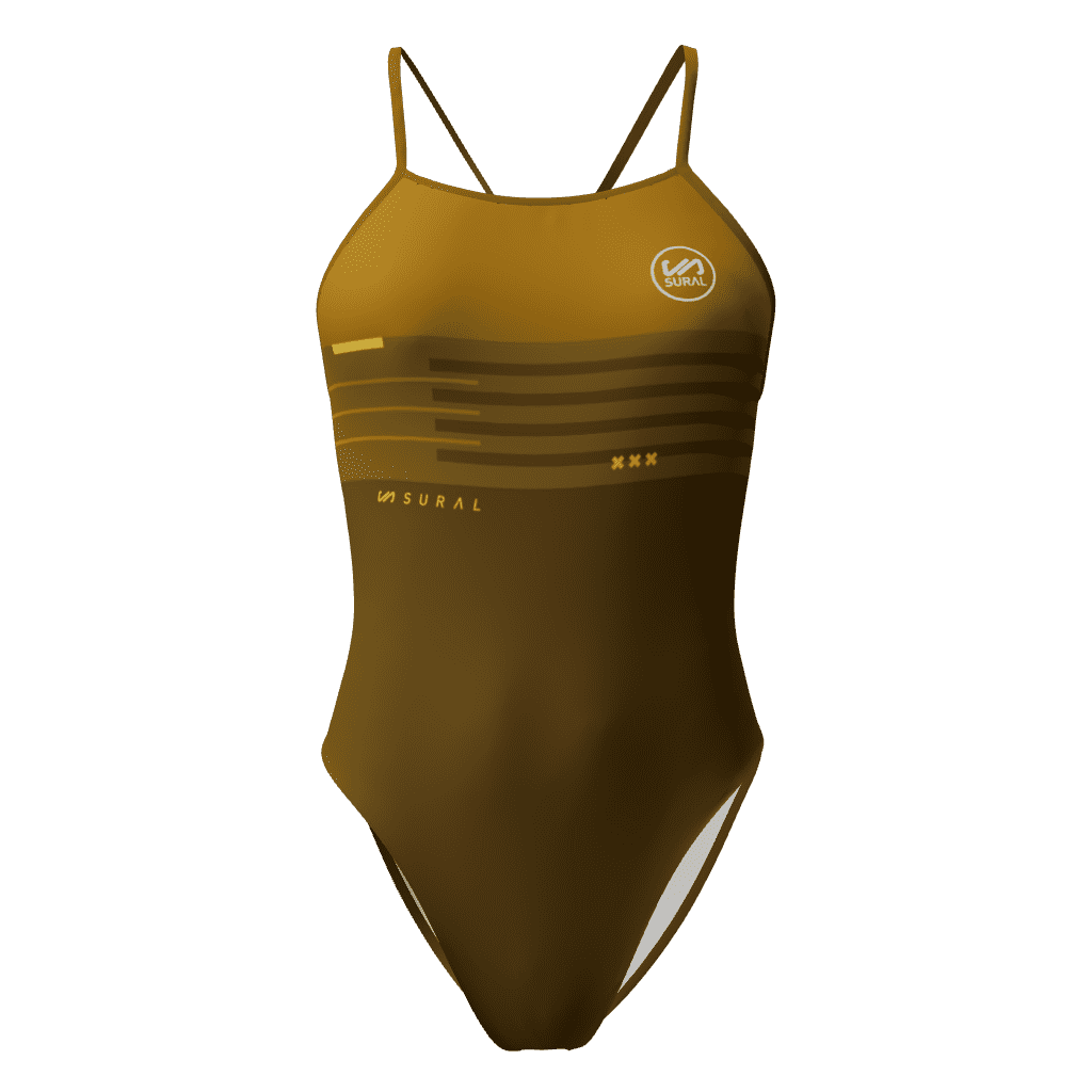 Women's narrow strap swimwear Sand Colours