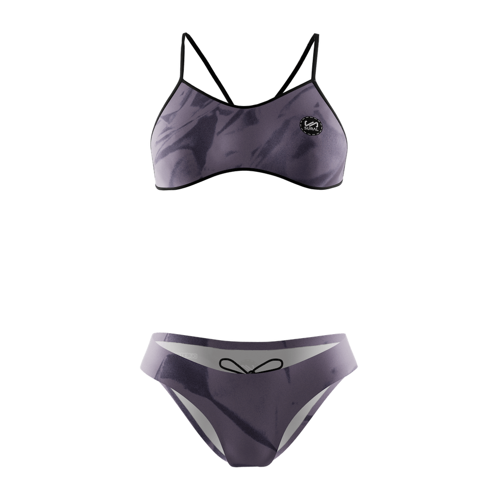Women's Narrow Strap Bikini MAUVE DYE
