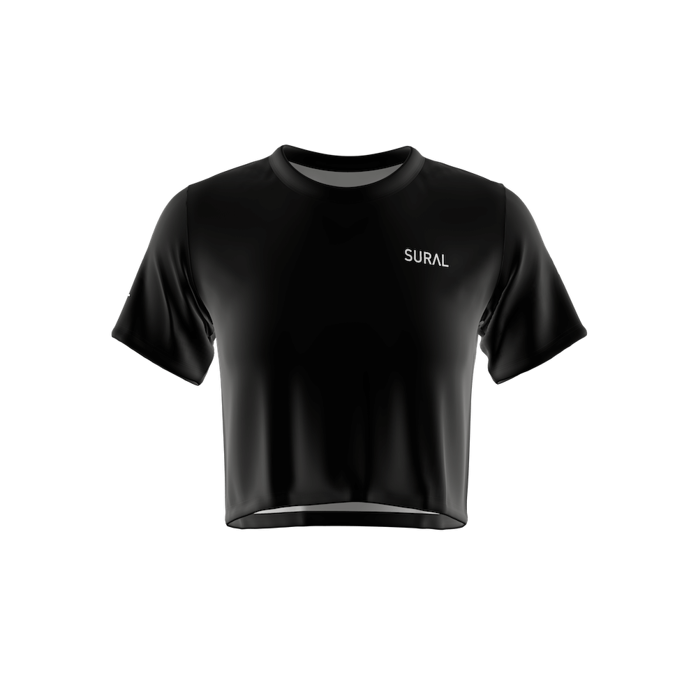 Woman Crop Top Short Sleeves XFIT CROP STRONG IS FUNCTIONAL