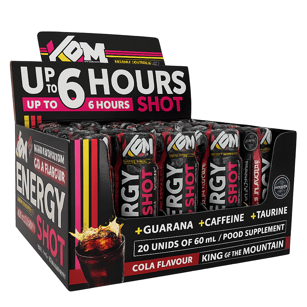 KOM CAJA ENERGY SHOT 60 ML 20 UNIDADES