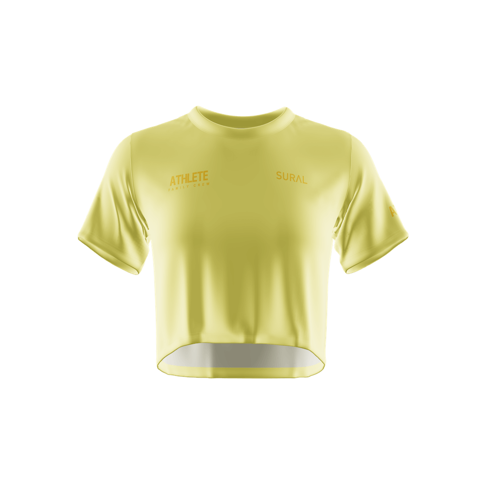 Woman Crop Top Short Sleeves XFIT CROP SURAL - ATHLETE