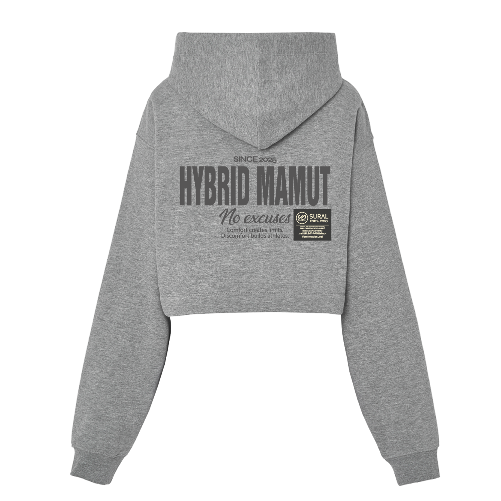 HYBRID MAMUT - Sudadera Crop Top Mujer Algodón - NOVA