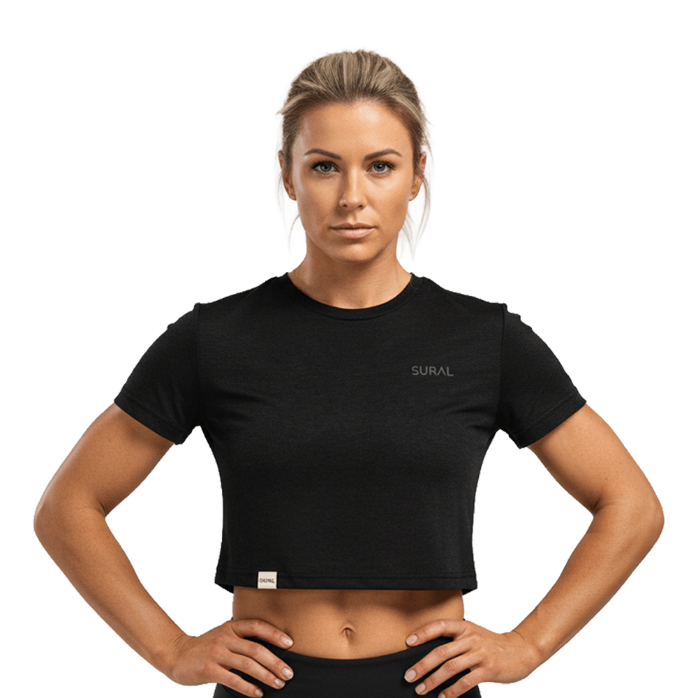 Team Custom Camiseta Cotton Crop Top Mujer - LOOP Team