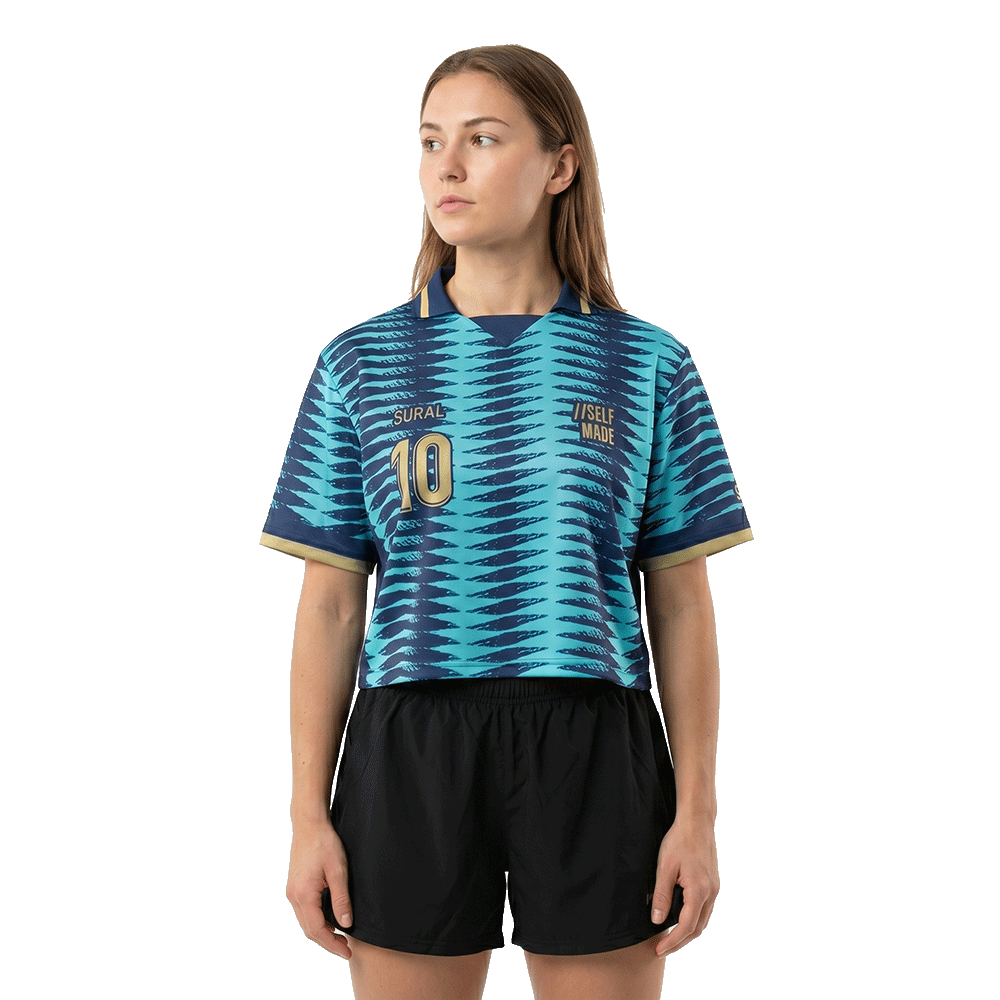 Women's Oversized Technical Football Polo Shirt - GOAL