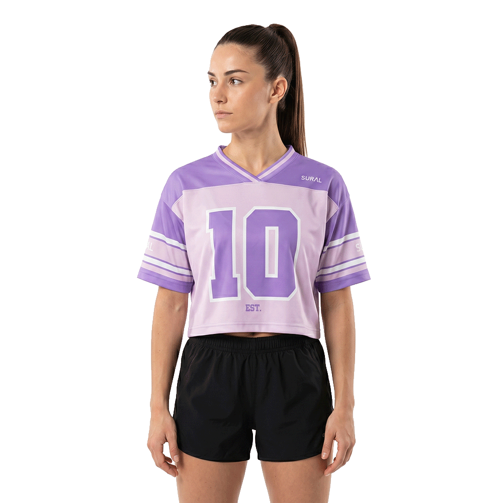 Oversized Technical Crop Top for American Football - ENDZONE