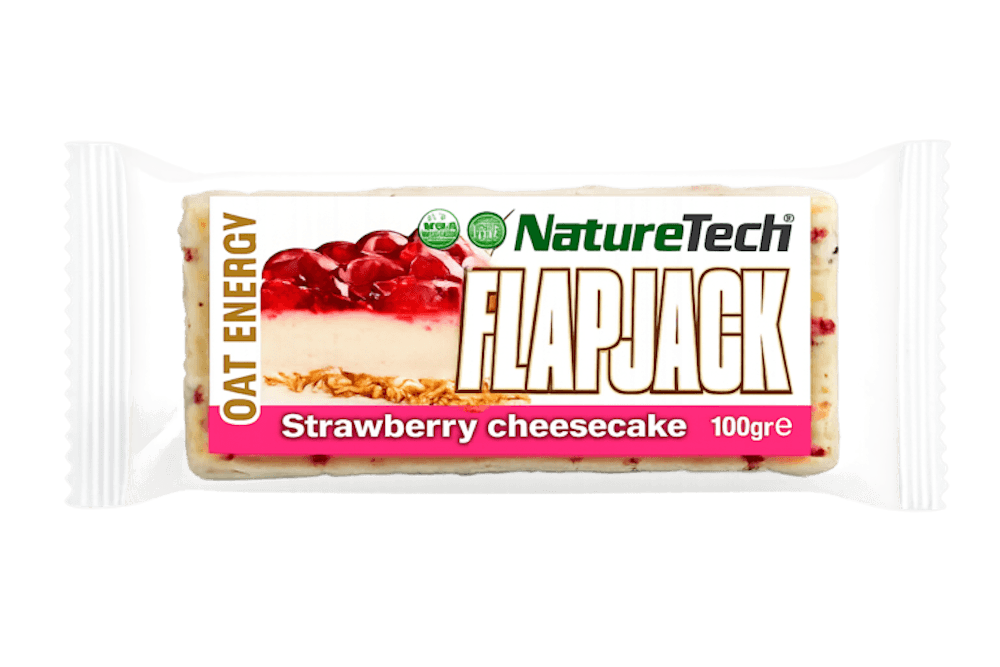 Naturtech Flap Jack Cobertura Yogurt 100 gr (Pack 20 Unidades)
